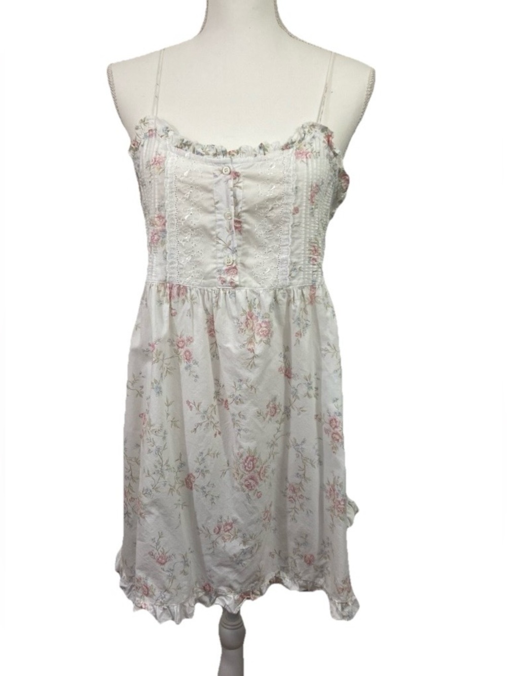 Victoria’s Secret Vintage Dress Floral Small Coquette Feminine Fairy Y2K Slip